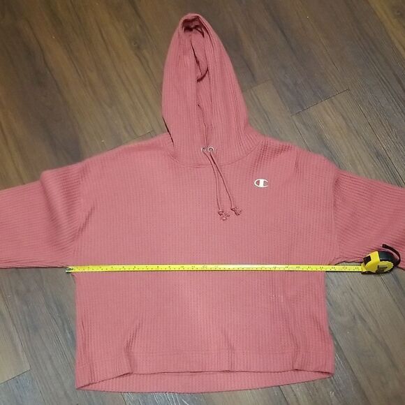 Champion Knit Hooded Sweater Women's size Medium - Picture 3 of 4